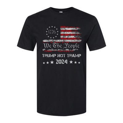 Trump Or The Tramp 2024 Vote For Trump Trump Vance 2024 Softstyle CVC T-Shirt