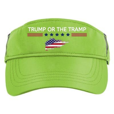 Trump Or The Tramp 2024 Vote Vance 2024 Adult Drive Performance Visor