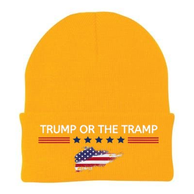 Trump Or The Tramp 2024 Vote Vance 2024 Knit Cap Winter Beanie