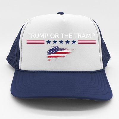 Trump Or The Tramp 2024 Vote Vance 2024 Trucker Hat