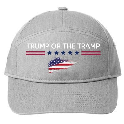 Trump Or The Tramp 2024 Vote Vance 2024 7-Panel Snapback Hat