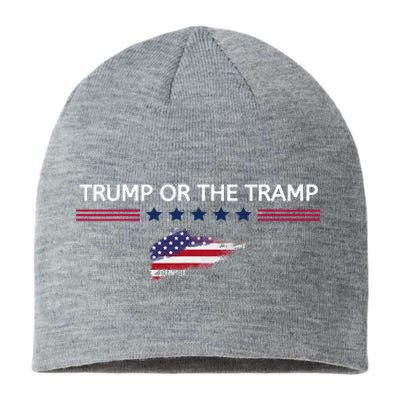 Trump Or The Tramp 2024 Vote Vance 2024 Sustainable Beanie