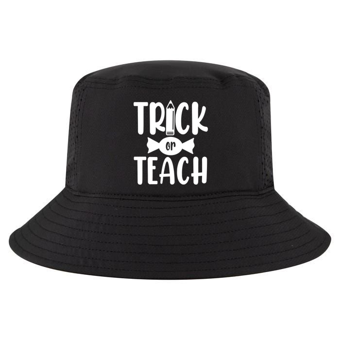 Trick Or Teach Halloween Teacher Cool Comfort Performance Bucket Hat