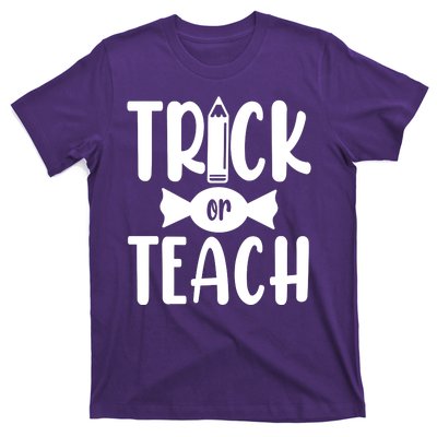 Trick Or Teach Halloween Teacher T-Shirt