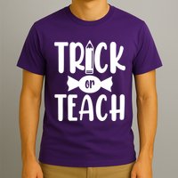 Trick Or Teach Halloween Teacher T-Shirt
