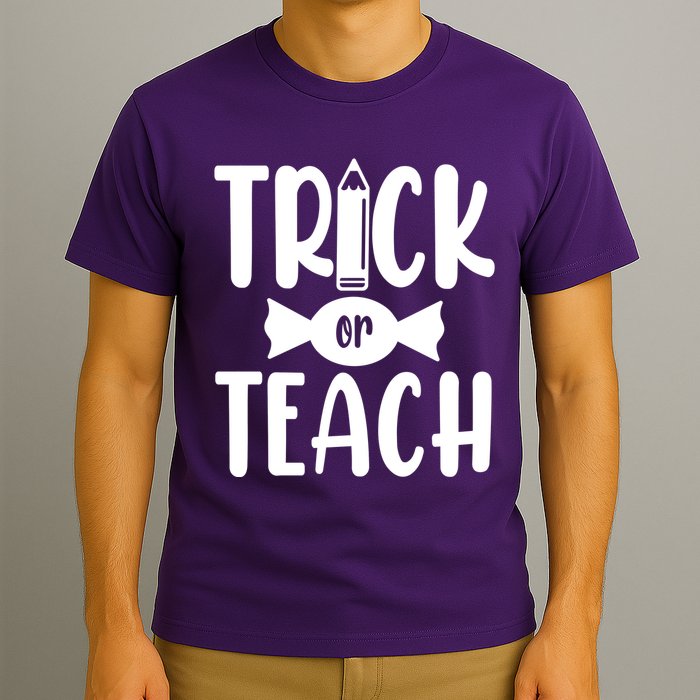 Trick Or Teach Halloween Teacher T-Shirt