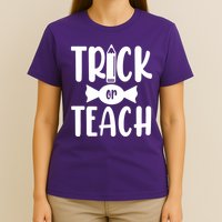 Trick Or Teach Halloween Teacher T-Shirt