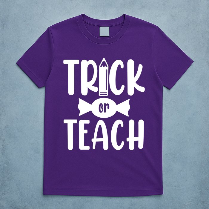 Trick Or Teach Halloween Teacher T-Shirt
