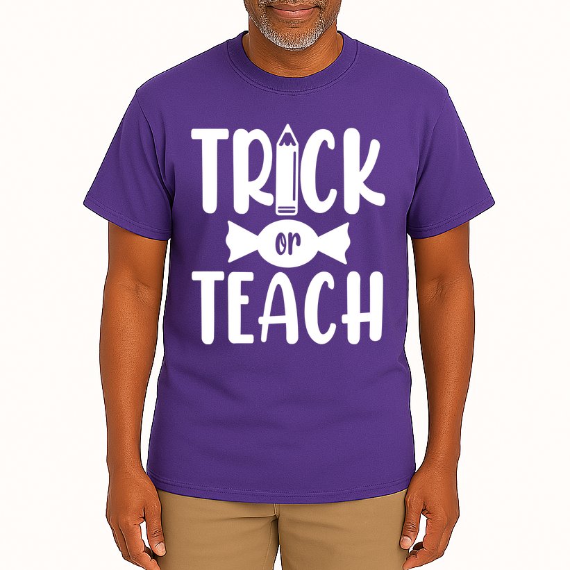 Trick Or Teach Halloween Teacher Tall T-Shirt