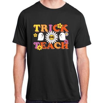 Trick Or Teach Teacher Halloween , Teacher Halloween Costume, Adult ChromaSoft Performance T-Shirt