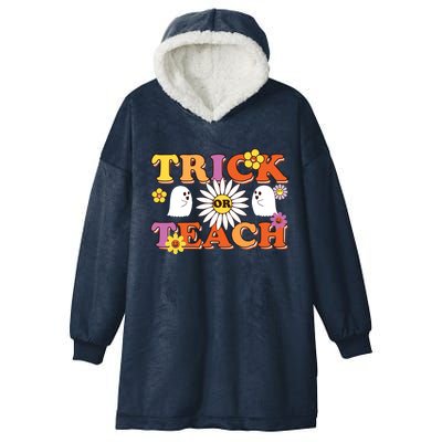 Trick Or Teach Teacher Halloween , Teacher Halloween Costume, Hooded Wearable Blanket