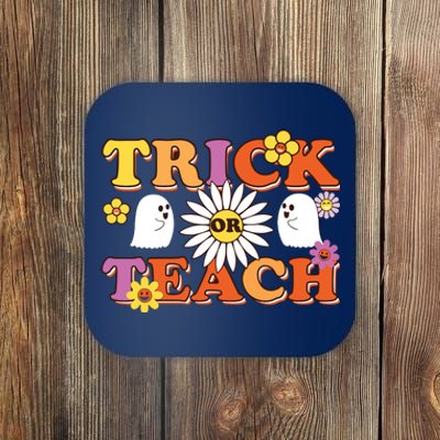 Trick Or Teach Teacher Halloween , Teacher Halloween Costume, Coaster