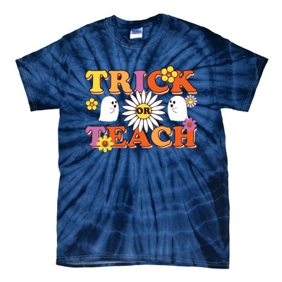 Trick Or Teach Teacher Halloween , Teacher Halloween Costume, Tie-Dye T-Shirt