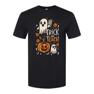 Trick Or Teach Halloween Teacher Softstyle CVC T-Shirt