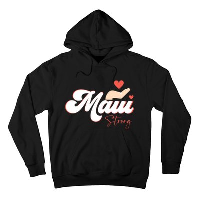 Vintage Strong Maui Hawaii Island I Love Hawaii Hoodie