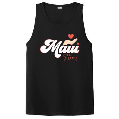 Vintage Strong Maui Hawaii Island I Love Hawaii PosiCharge Competitor Tank