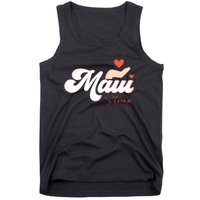 Vintage Strong Maui Hawaii Island I Love Hawaii Tank Top