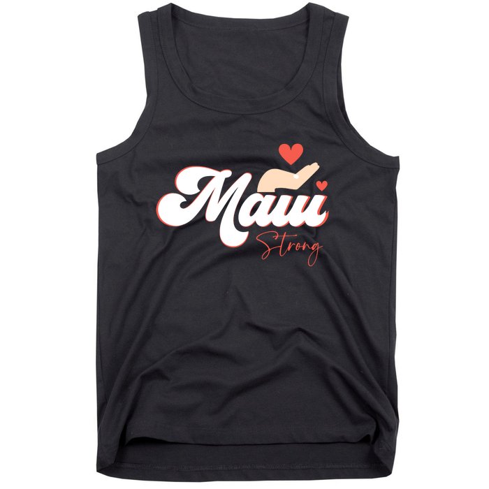 Vintage Strong Maui Hawaii Island I Love Hawaii Tank Top