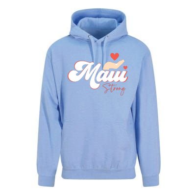 Vintage Strong Maui Hawaii Island I Love Hawaii Unisex Surf Hoodie