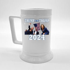 Trump Or The Tramp 2024 Vote For Trump Trump Vance 2024 Beer Stein