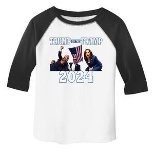 Trump Or The Tramp 2024 Vote For Trump Trump Vance 2024 Toddler Fine Jersey T-Shirt