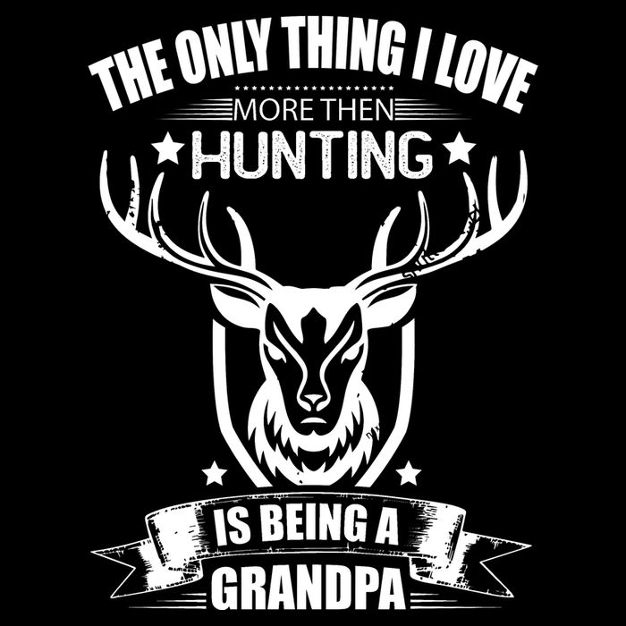 The Only Thing I Love More Than Hunting Is Being A Grandpa 16 in Basic Backpack
