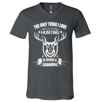 The Only Thing I Love More Than Hunting Is Being A Grandpa V-Neck T-Shirt