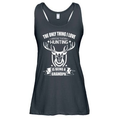 The Only Thing I Love More Than Hunting Is Being A Grandpa Ladies Essential Flowy Tank