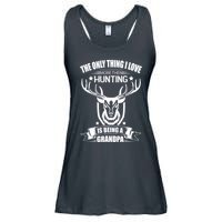 The Only Thing I Love More Than Hunting Is Being A Grandpa Ladies Essential Flowy Tank