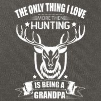 The Only Thing I Love More Than Hunting Is Being A Grandpa Cotton Canvas Backpack