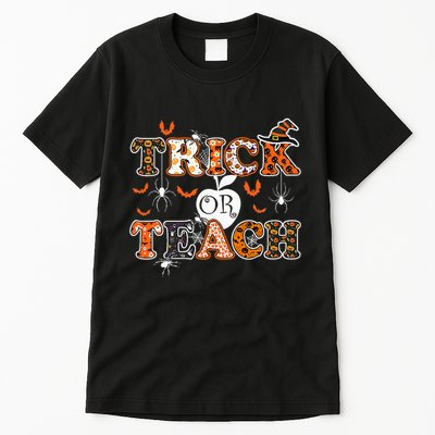 Trick Or Teach Funny Teacher Halloween Costume 2020 Gifts Tall T-Shirt