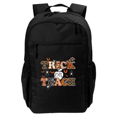 Trick Or Teach Funny Teacher Halloween Costume 2020 Gifts Backpack