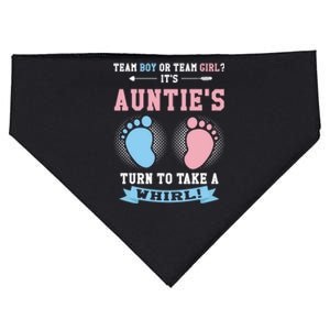 Team Or Team ? Its Aunties Gender Reveal Gift USA-Made Doggie Bandana