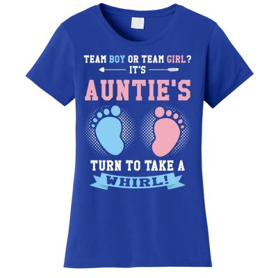 Team Or Team ? Its Aunties Gender Reveal Gift Women's T-Shirt