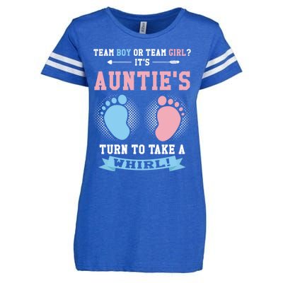 Team Or Team ? Its Aunties Gender Reveal Gift Enza Ladies Jersey Football T-Shirt