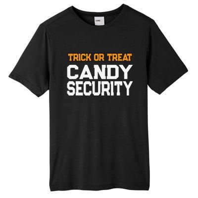 Trick Or Treat Candy Security Mom Dad Halloween Costume Tall Fusion ChromaSoft Performance T-Shirt