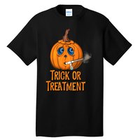 Trick Or Treatment Funny Halloween Respiratory Therapist Tall T-Shirt