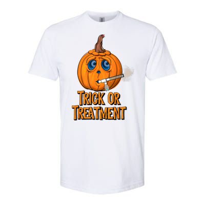 Trick Or Treatment Funny Halloween Respiratory Therapist Softstyle CVC T-Shirt