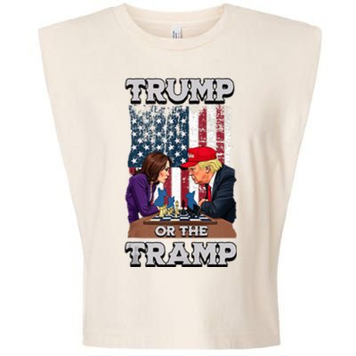 Trump Or The Tramp 2024 Vote Garment-Dyed Women's Muscle Tee