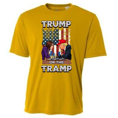 Trump Or The Tramp 2024 Vote Cooling Performance Crew T-Shirt