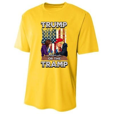 Trump Or The Tramp 2024 Vote Performance Sprint T-Shirt