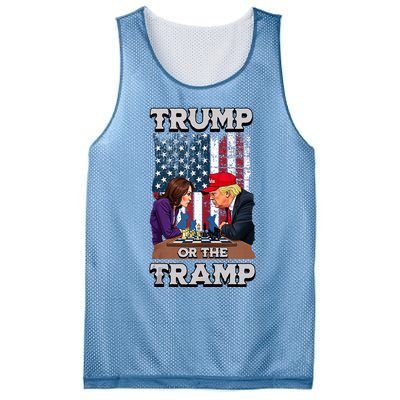 Trump Or The Tramp 2024 Vote Mesh Reversible Basketball Jersey Tank