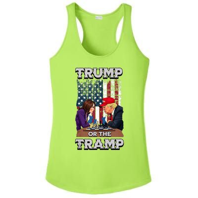 Trump Or The Tramp 2024 Vote Ladies PosiCharge Competitor Racerback Tank