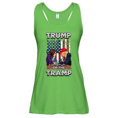 Trump Or The Tramp 2024 Vote Ladies Essential Flowy Tank