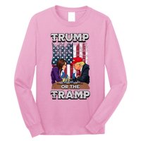 Trump Or The Tramp 2024 Vote Long Sleeve Shirt