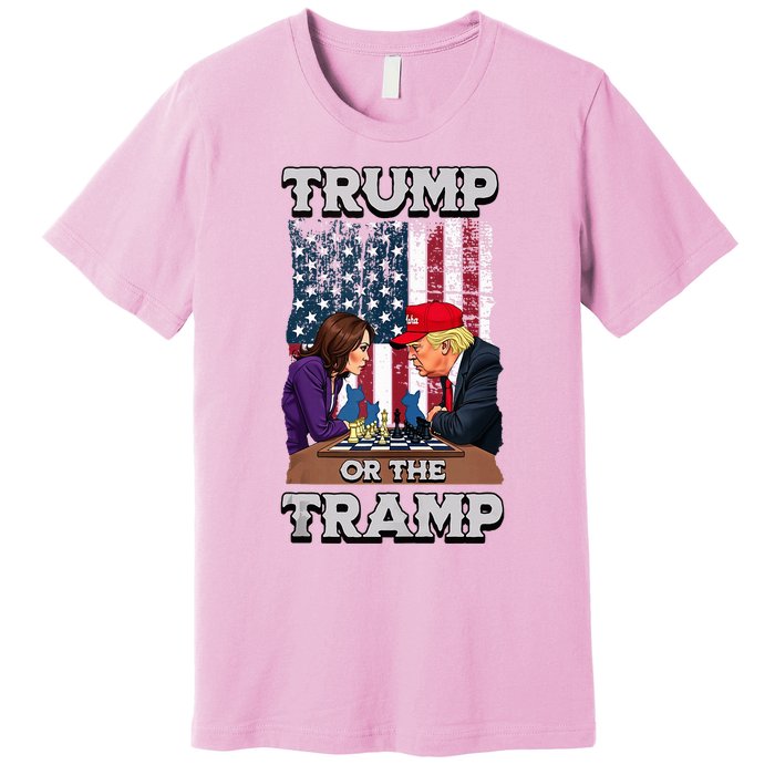 Trump Or The Tramp 2024 Vote Premium T-Shirt