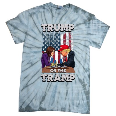 Trump Or The Tramp 2024 Vote Tie-Dye T-Shirt