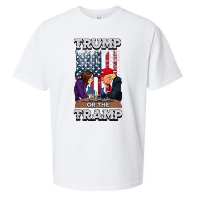 Trump Or The Tramp 2024 Vote Sueded Cloud Jersey T-Shirt