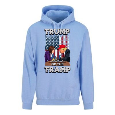 Trump Or The Tramp 2024 Vote Unisex Surf Hoodie