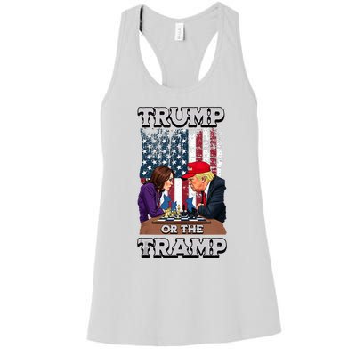 Trump Or The Tramp 2024 Vote Women's Racerback Tank